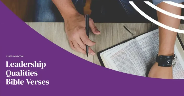 bible verses about leadership qualities
