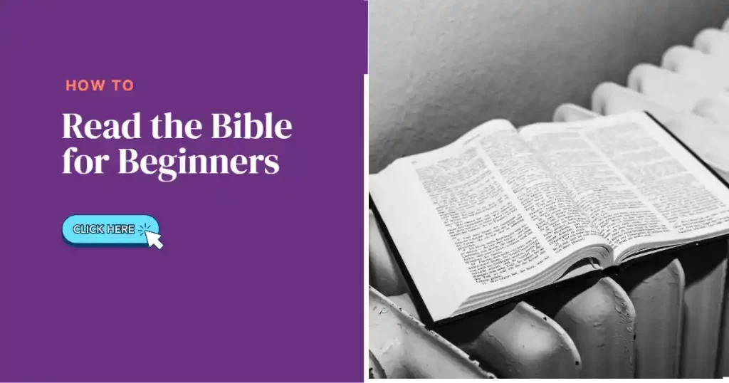 How to read the Bible for beginners post featured image