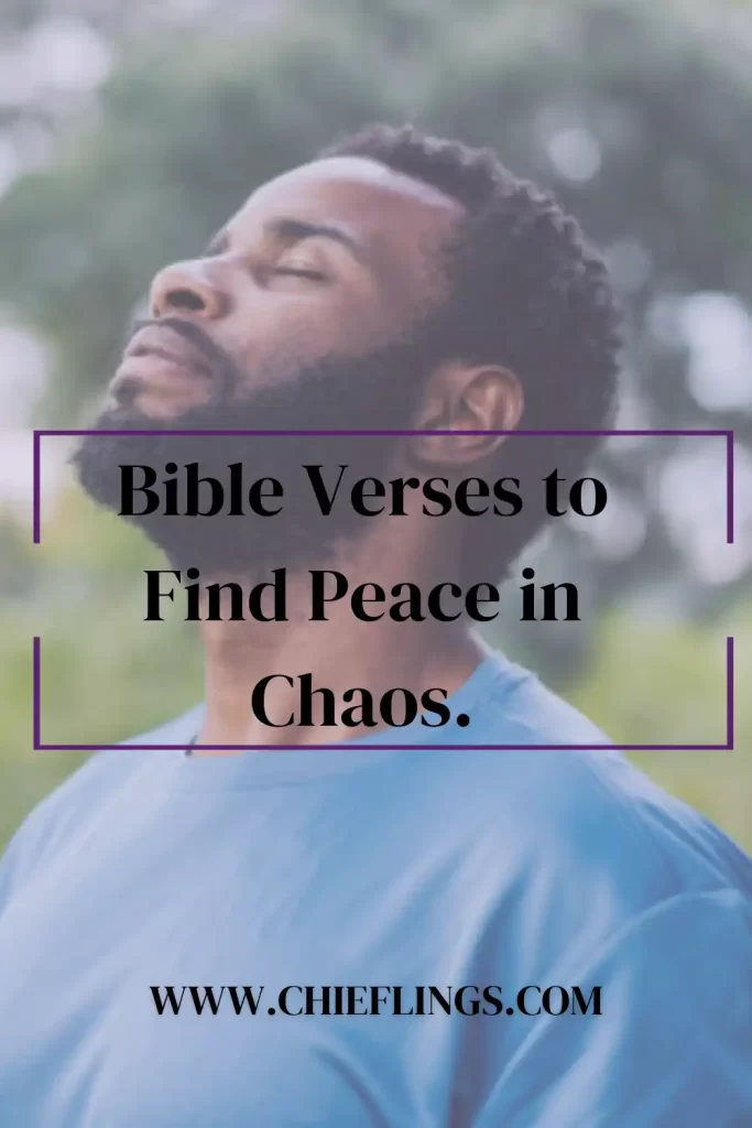 powerful bible verses to find peace in difficult times. graphic