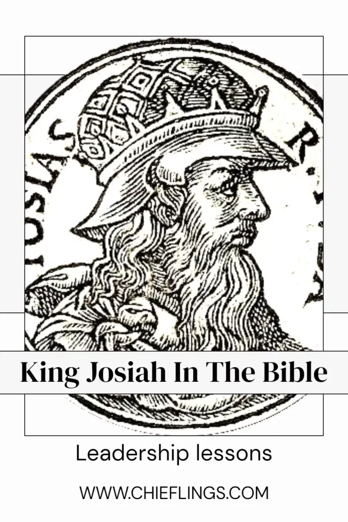 King Josiah in the Bible pinterest pin