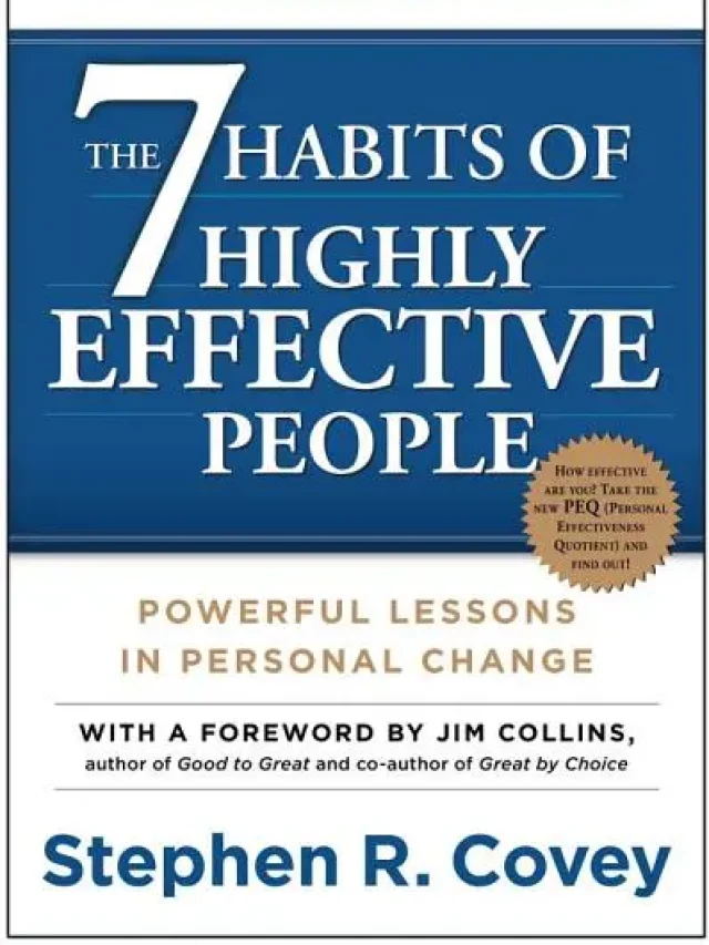 Book cover the 7 habits of highly efffective people