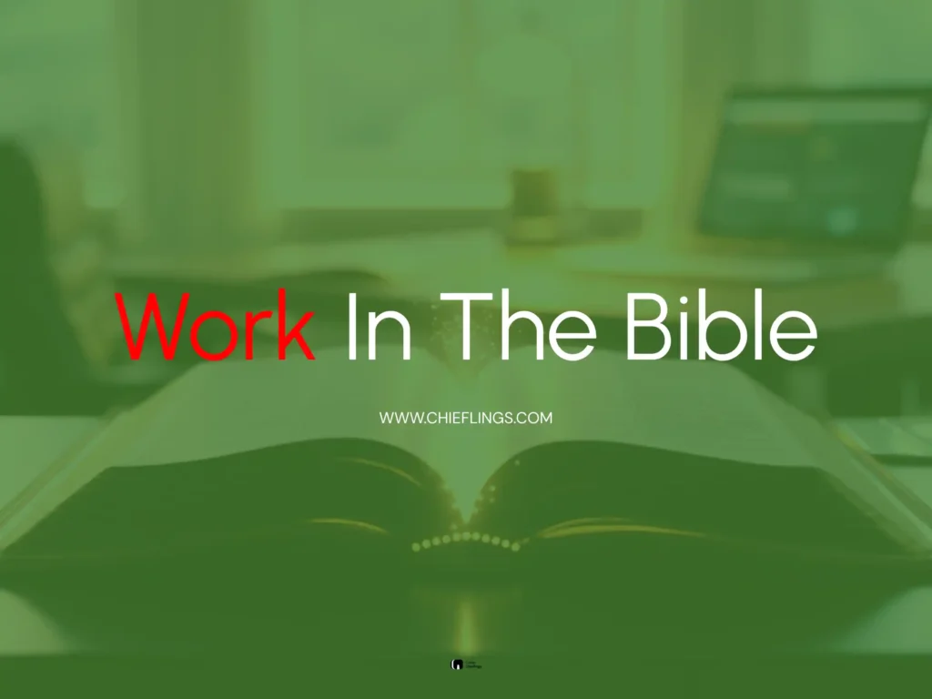 Scripture about work for Christians