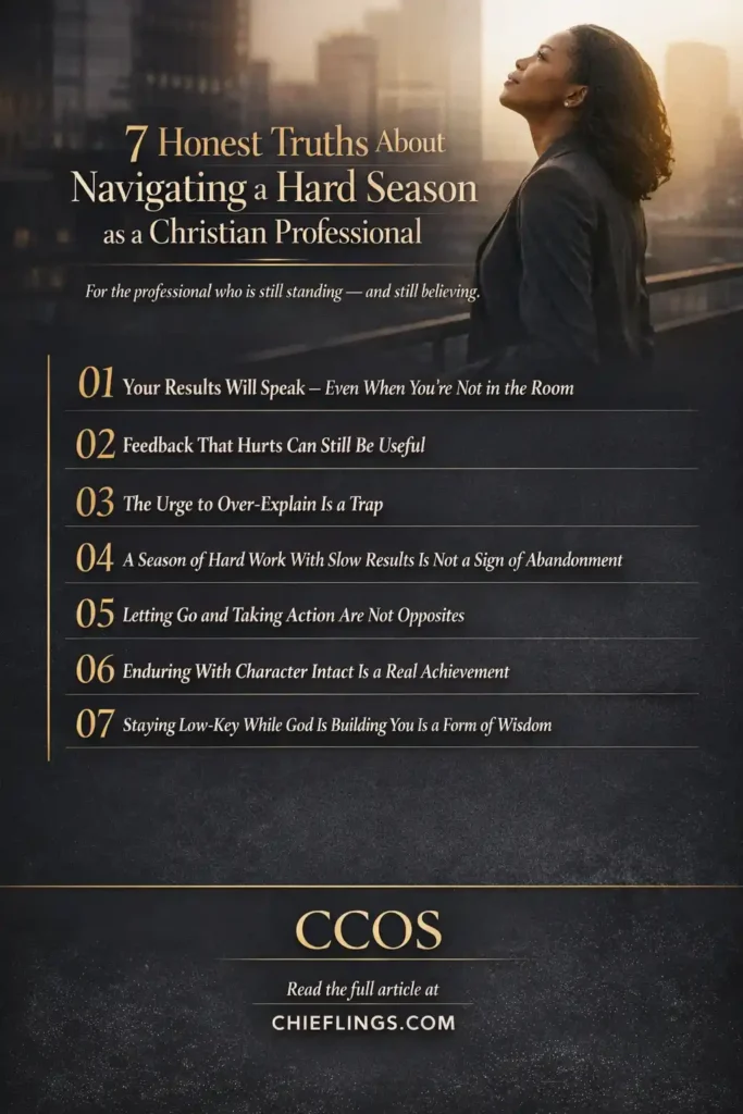 Infographic about 7 Honest Truth of Hard Times For a Christian Professional